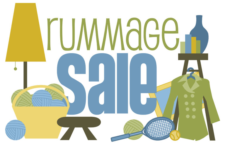 Yard sale clip art clipart image 768x496