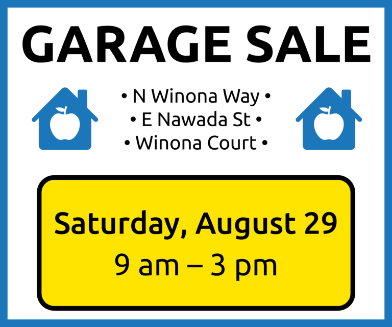 Garage Sale Info 768x640