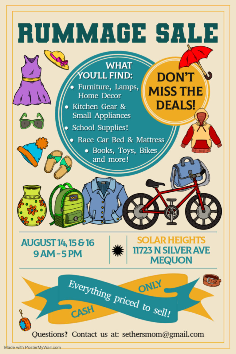 Vintage Garage Sale Poster Template Design Poster Made with PosterMyWall 1 768x1152